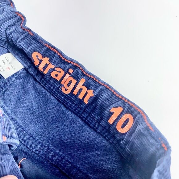 Crewcuts navy blue corduroy straight leg pants 10 - Picture 4 of 11